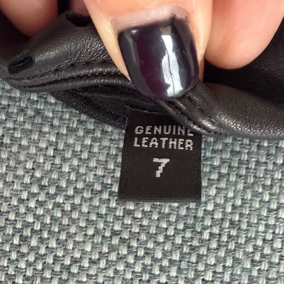 Agent Provocateur Black Leather Gloves, NWOT - Picture 6 of 7